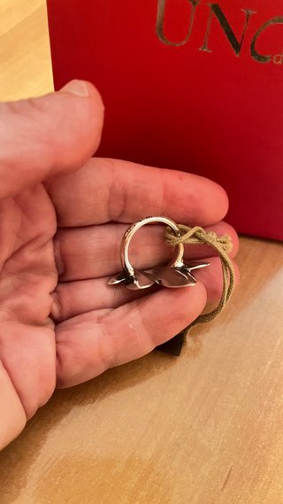 Anillo Uno de 50 Plata Nuevo