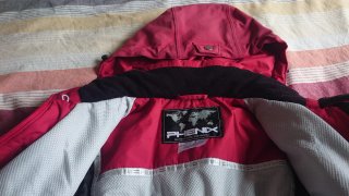 Chaqueta de esquí Phenix roja