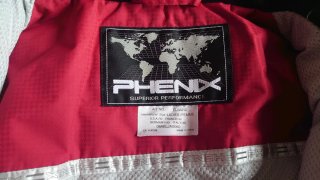 Chaqueta de esquí Phenix roja