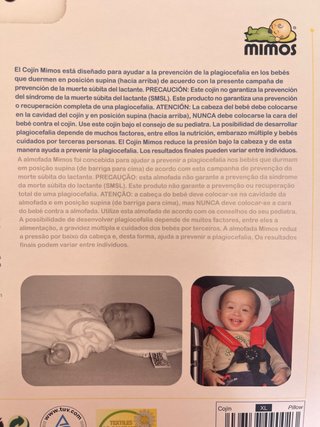 Cojín Mimos para bebés - Prevención Plagiocefalia