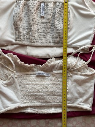 Conjunto 2 Tops Blancos