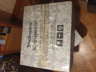 Pareja Cajas Originales Technics SL-1210M5G Vacias