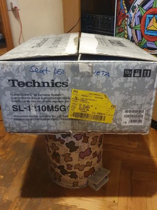 Pareja Cajas Originales Technics SL-1210M5G Vacias