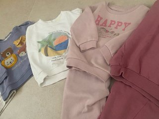 Lote Ropa Bebé Niña Sudaderas y Pantalones