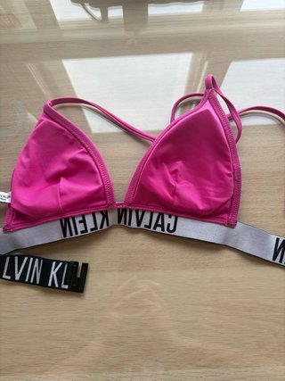 Top Bikini Calvin Klein Rosa Talla XS