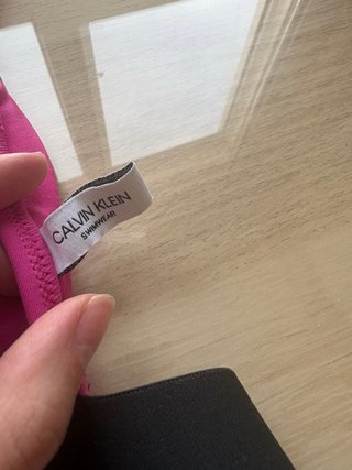 Top Bikini Calvin Klein Rosa Talla XS