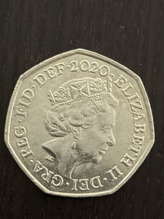 5 Monete 50 Pence UK Brexit Paddington Carlo Rare