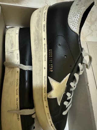 Golden Goose Sneakers nere e argento