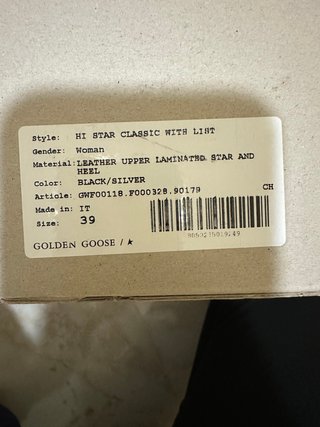 Golden Goose Sneakers nere e argento
