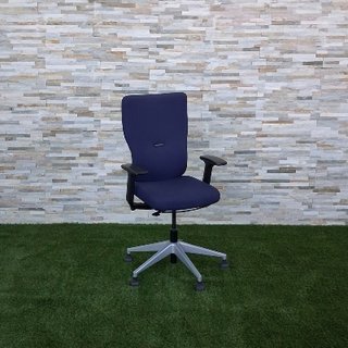 Silla de oficina Let's B azul y gris