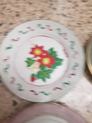 8 Platos Decorativos Cerámica