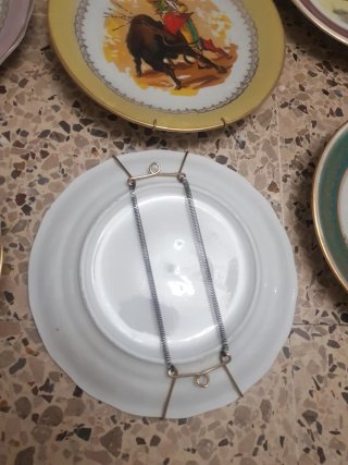 8 Platos Decorativos Cerámica
