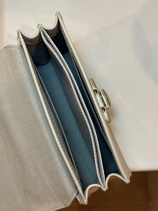 Bolso Furla Venere Piel Gris y Dorado