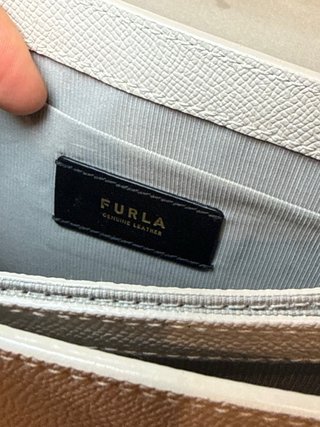 Bolso Furla Venere Piel Gris y Dorado