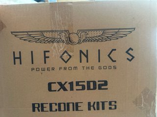 2 Subwoofers Hifonics CX Colossus Series