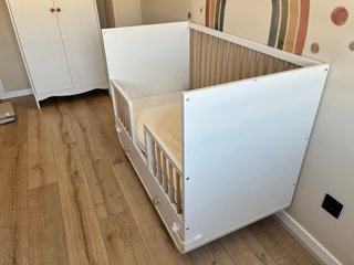 Cuna Myllra Ikea Blanca con colchon incluido