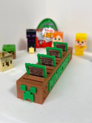 Expositor Kinder Joy Minecraft