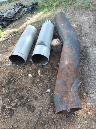Tubo de chimenea galvanizado
