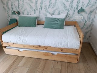 Cama nido madera 90 cm Colchones