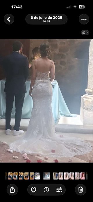 Vestido de Novia Sirena Adriana Alier