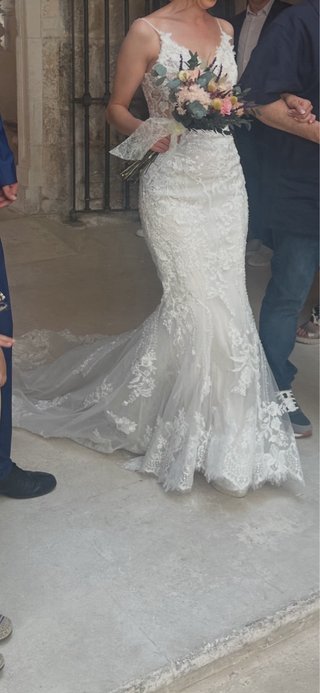 Vestido de Novia Sirena Adriana Alier