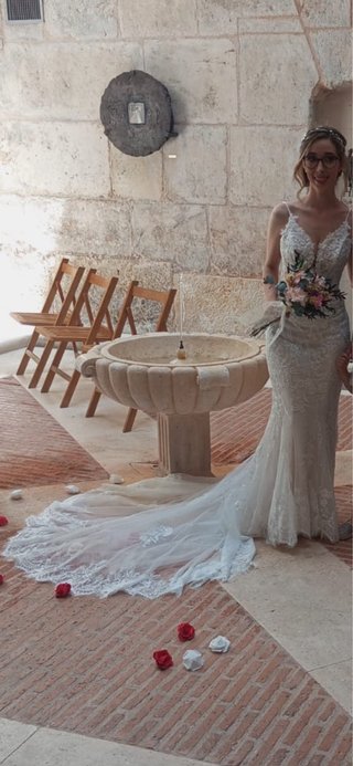 Vestido de Novia Sirena Adriana Alier