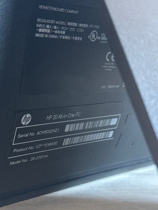 HP 20 All-in-One PC