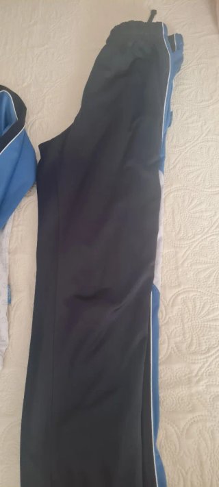 Pantalón chándal Talla 14 Negro/Azul