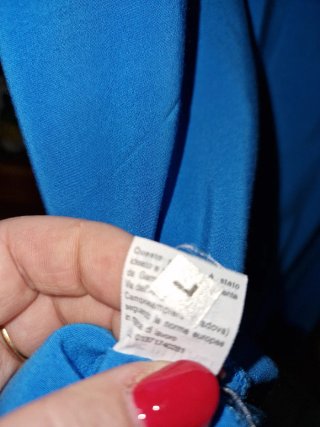 Camicetta donna Talco azzurra