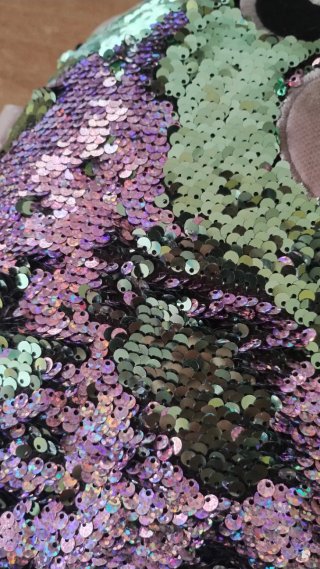 Cojín  lentejuelas reversibles
