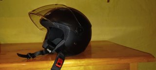 Casco Moto Unik Astro Jet Negro Talla L