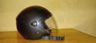Casco Moto Unik Astro Jet Negro Talla L