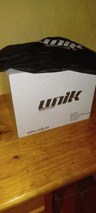 Casco Moto Unik Astro Jet Negro Talla L