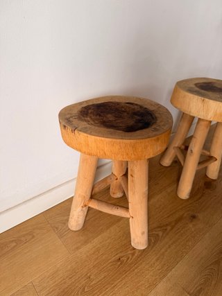 Taburete de madera Westwing