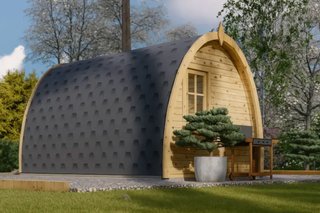 8 Cabañas de Madera en Kit (15m2) – Nuevas / Stock