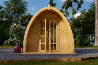 8 Cabañas de Madera en Kit (15m2) – Nuevas / Stock