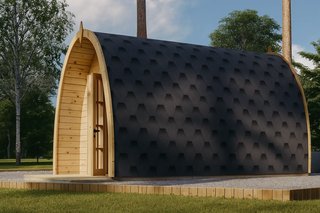 8 Cabañas de Madera en Kit (15m2) – Nuevas / Stock