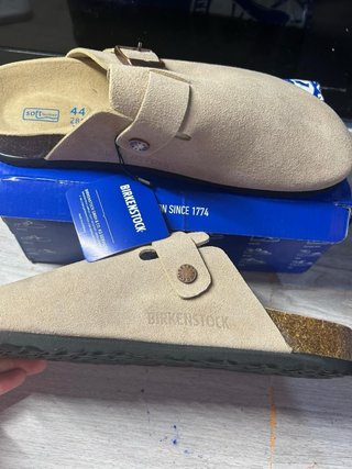 Ciabatte Birkenstock Beige Taglia 44