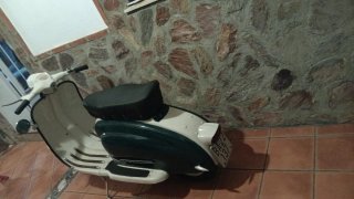 Lambretta 150 Scooter Verde/Blanco