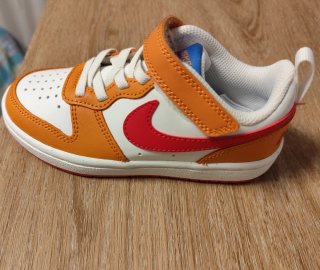 Deportivas Nike niño talla 27.5 Naranja/Blanco