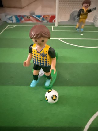 Campo de fútbol Playmobil PLEGABLE. NO ocupa espac