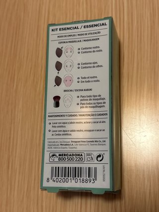 Set Maquillaje Esponja y Brocha Deliplus