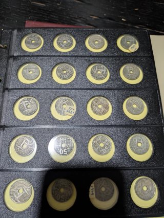 Monedas 50 céntimos Franco (Colección)