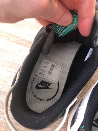 Nike Waffle Debut Premium Negro-Verde
