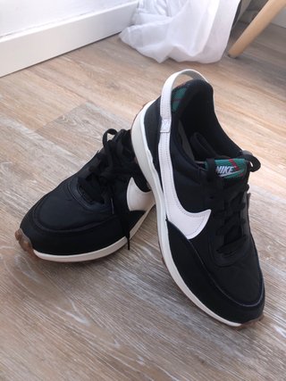 Nike Waffle Debut Premium Negro-Verde