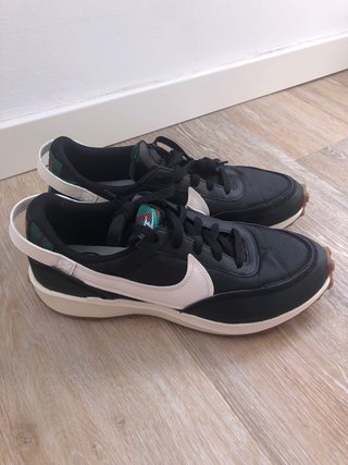 Nike Waffle Debut Premium Negro-Verde