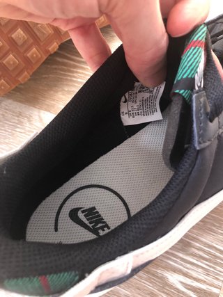 Nike Waffle Debut Premium Negro-Verde