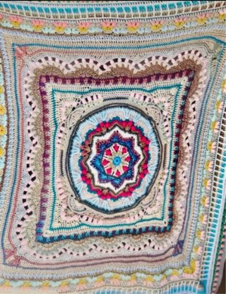 Manta Mandala Tibetana Multicolor