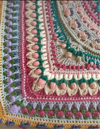 Manta Mandala Tibetana Multicolor