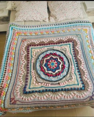 Manta Mandala Tibetana Multicolor
